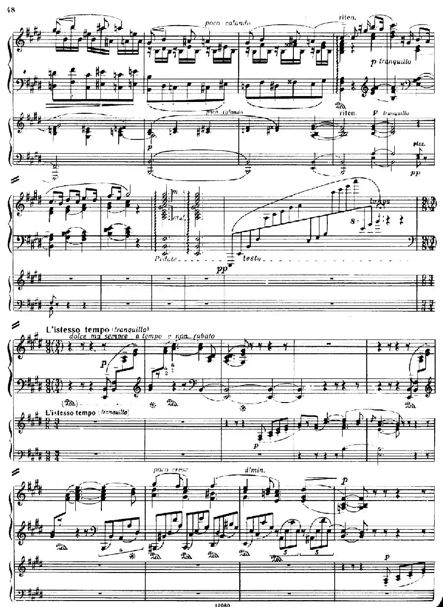 Piano Concerto No.2 in c Minor Op.50（c小调第二钢琴协奏曲·Ⅱ·双钢琴）