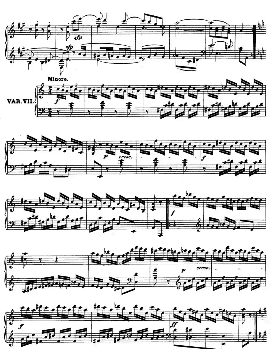 12 Variations on a Dance by Wrantizky WoO 71（伍拉尼茨基舞曲主题变奏曲）