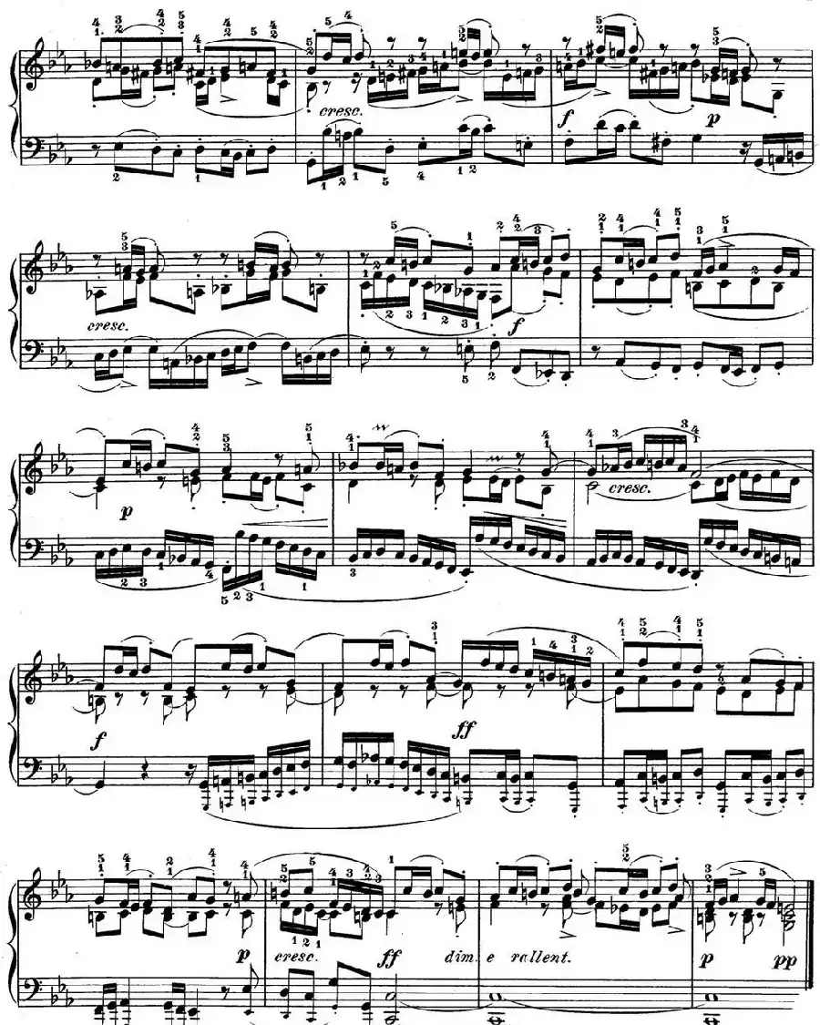 巴赫《平均律钢琴曲集·第一卷》之赋格曲（NO.2）