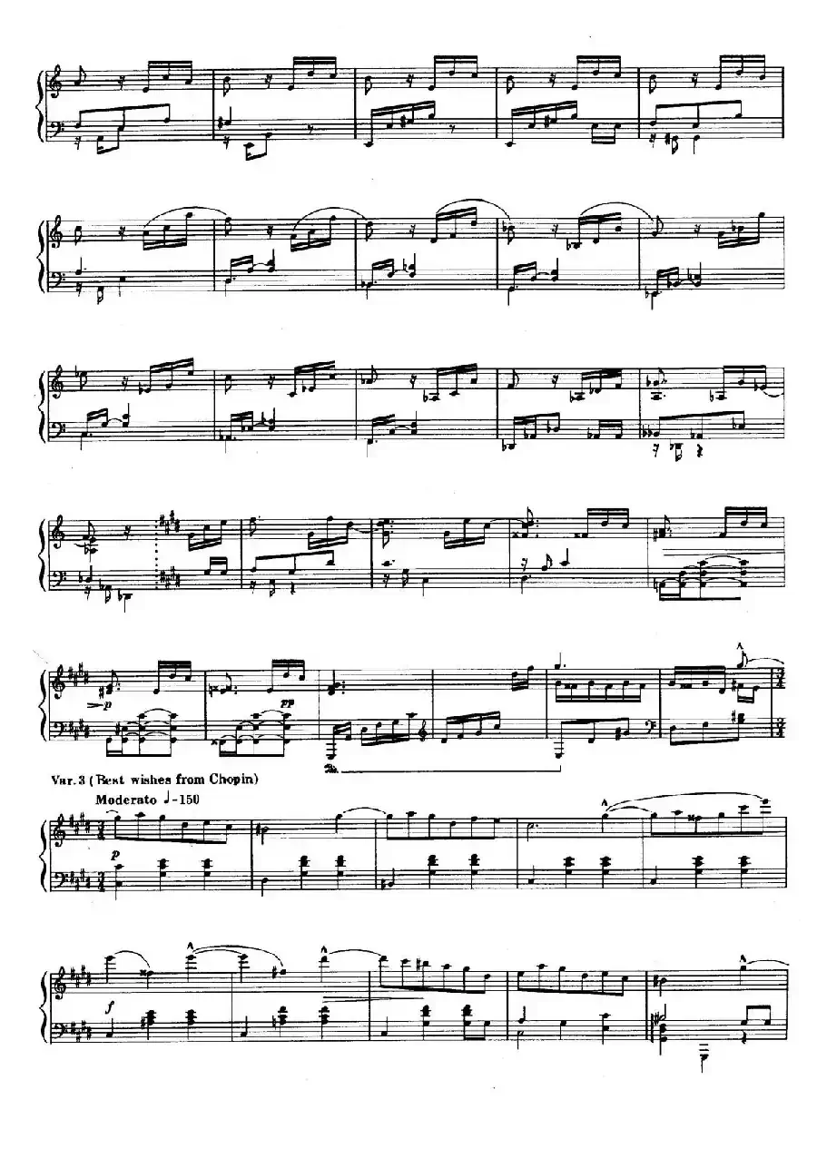 Variations on （生日快乐变奏曲）