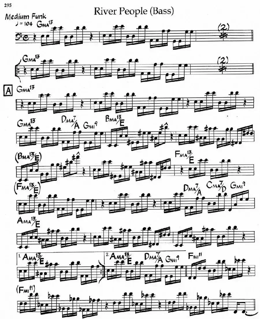 River People（Bass）（爵士钢琴曲）