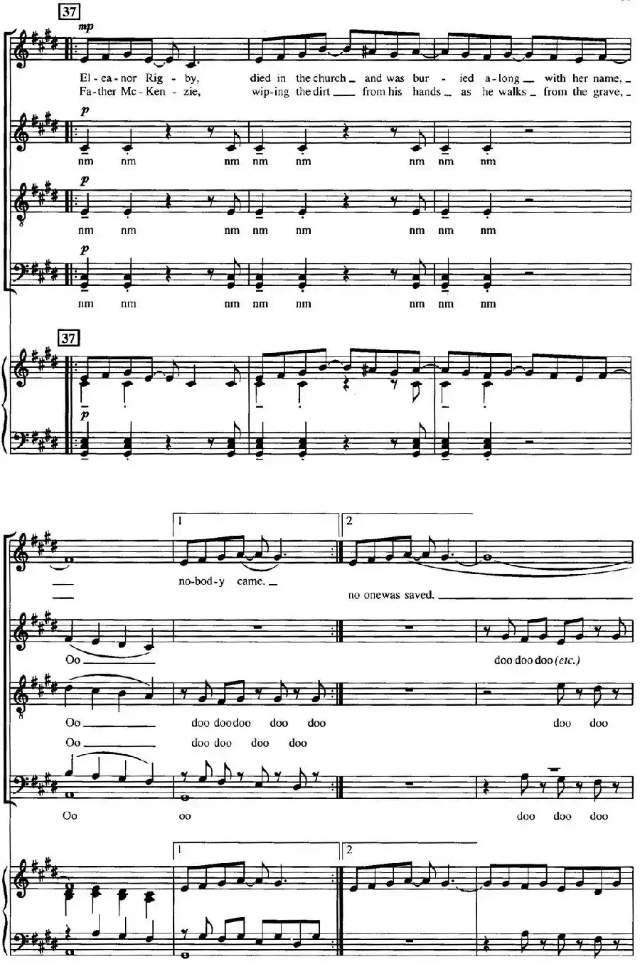 Eleanor Rigby（四重奏）