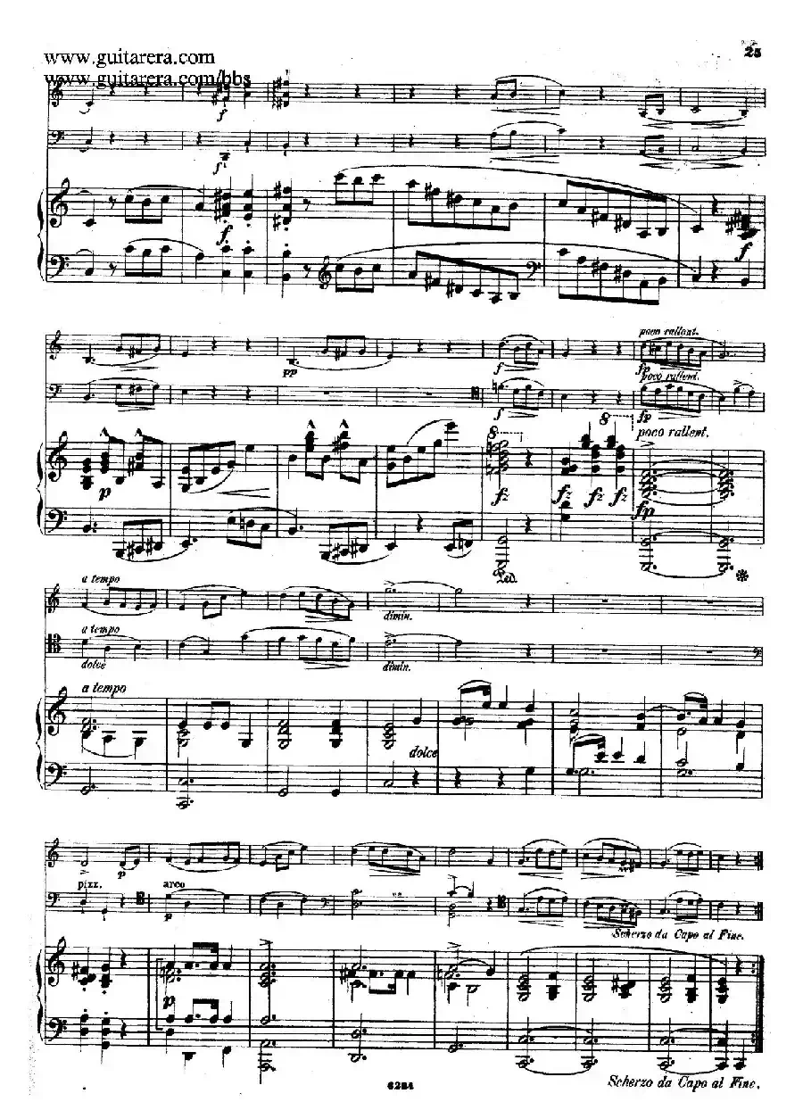 Piano Trio in g Minor Op.8（g小调钢琴三重奏）