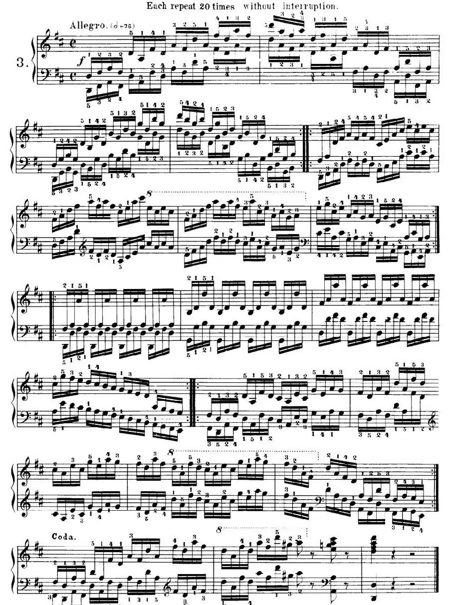 Czerny - 40 Daily Exerci Op.337（1—5）（40首日常训练曲）