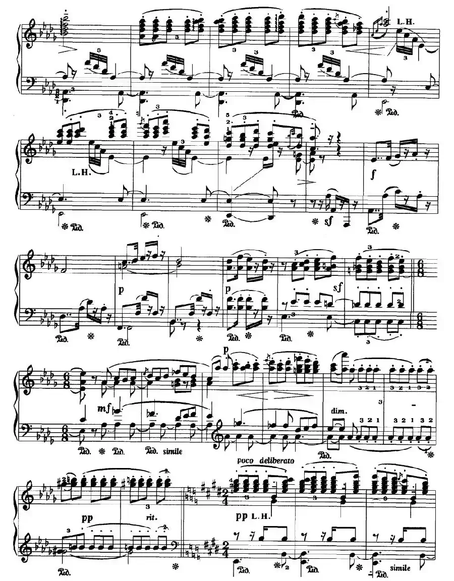 哈巴涅拉（夏布里埃作曲版）