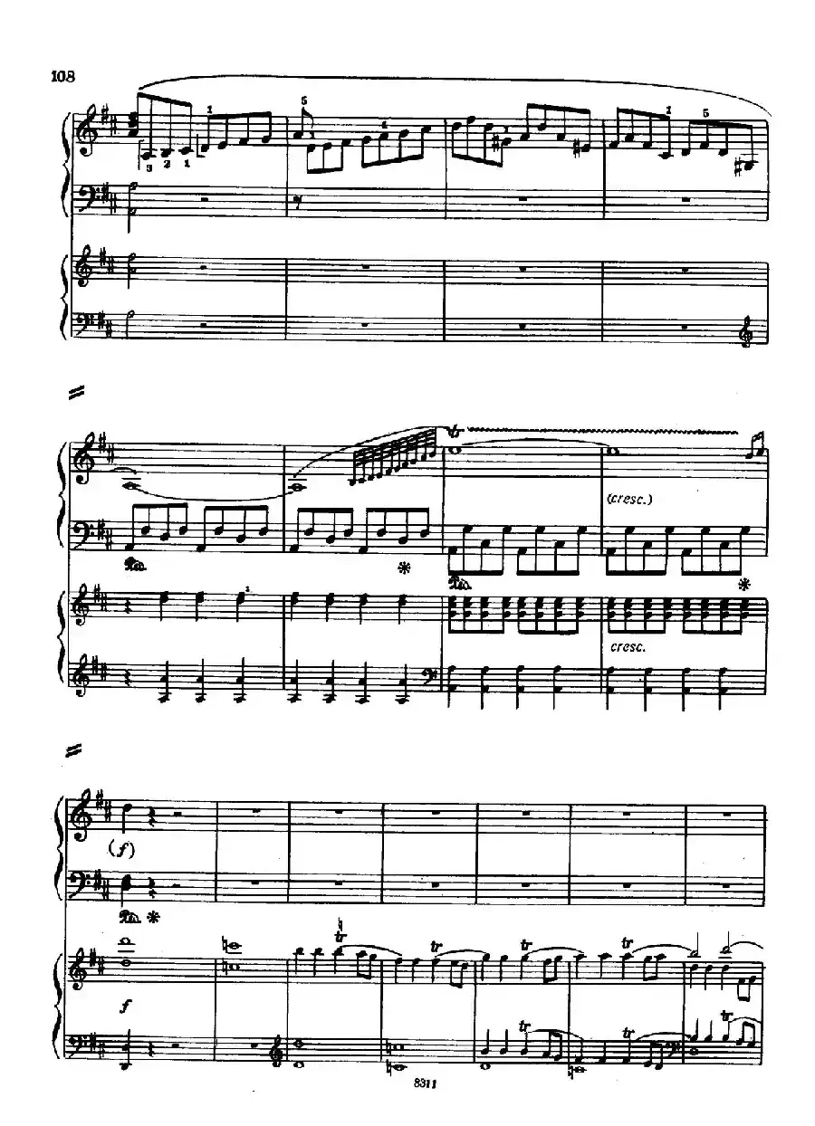 Concerto no 5 K 175 - 2 Piano（Ⅲ）