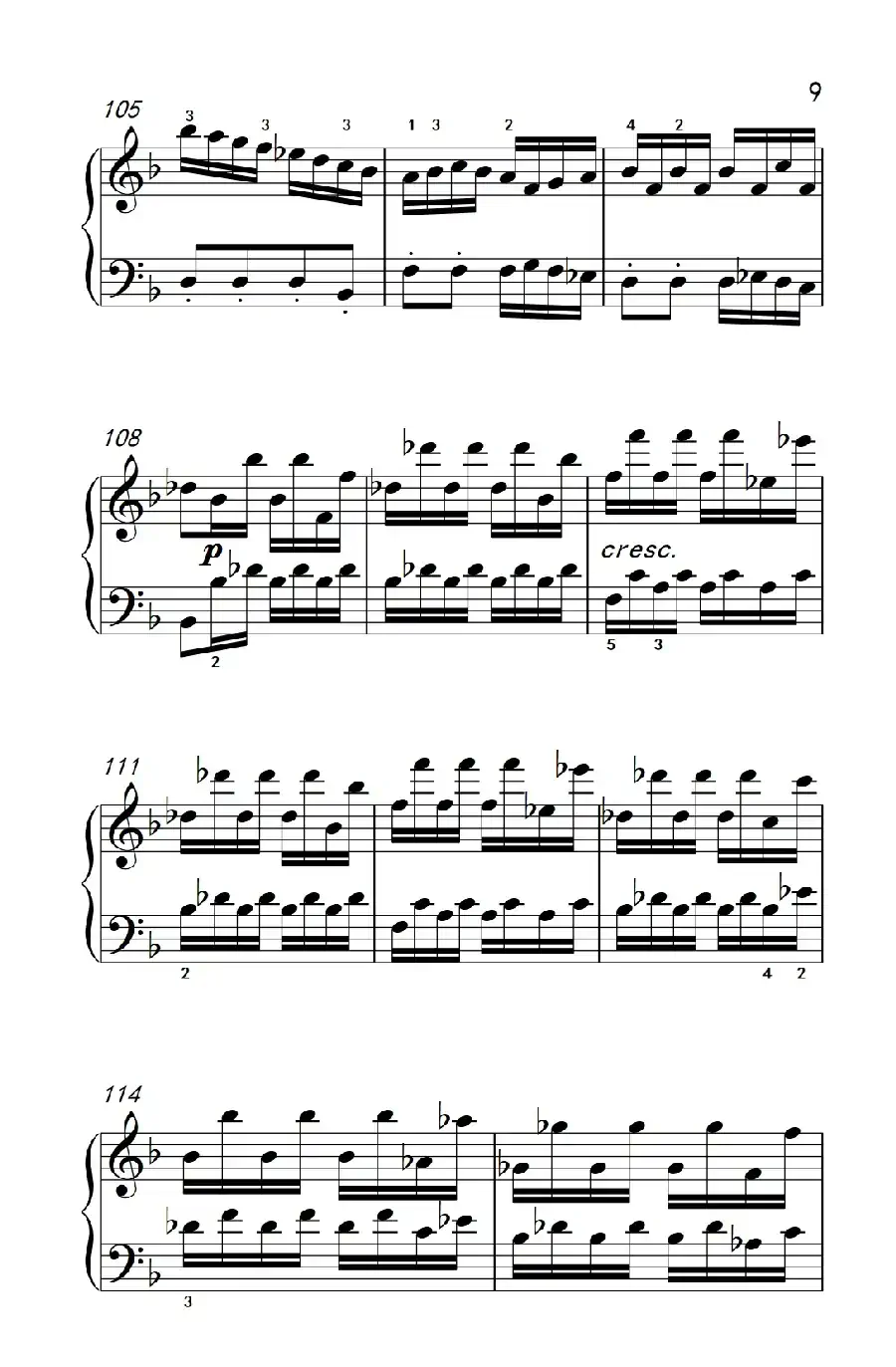 奏鸣曲 Opus 10 Nr.2 第三乐章（贝多芬奏鸣曲集 2）