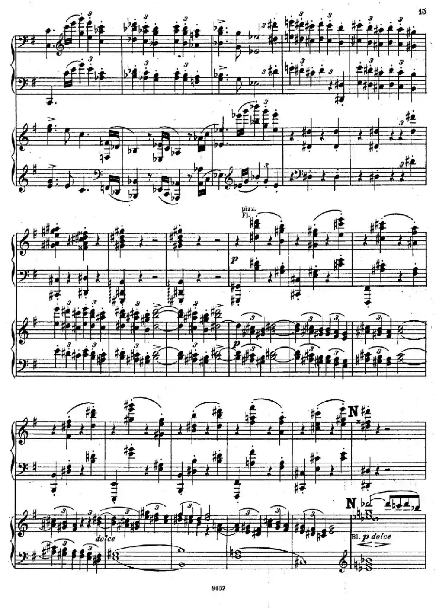 Symphony No.4 in e Minor Op.98（e小调第四交响曲·双钢琴）