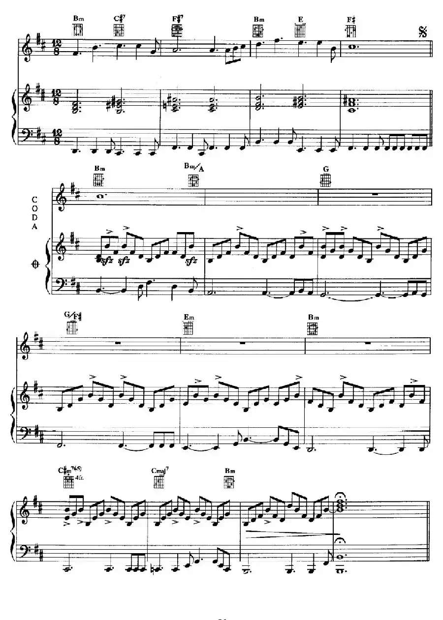 电影配乐大师莫瑞康最佳20首钢琴谱（Best of Ennio Morricone·5）