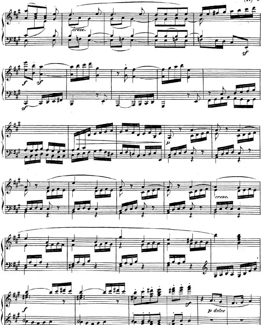 贝多芬钢琴奏鸣曲28 A大调 Op.101 A major