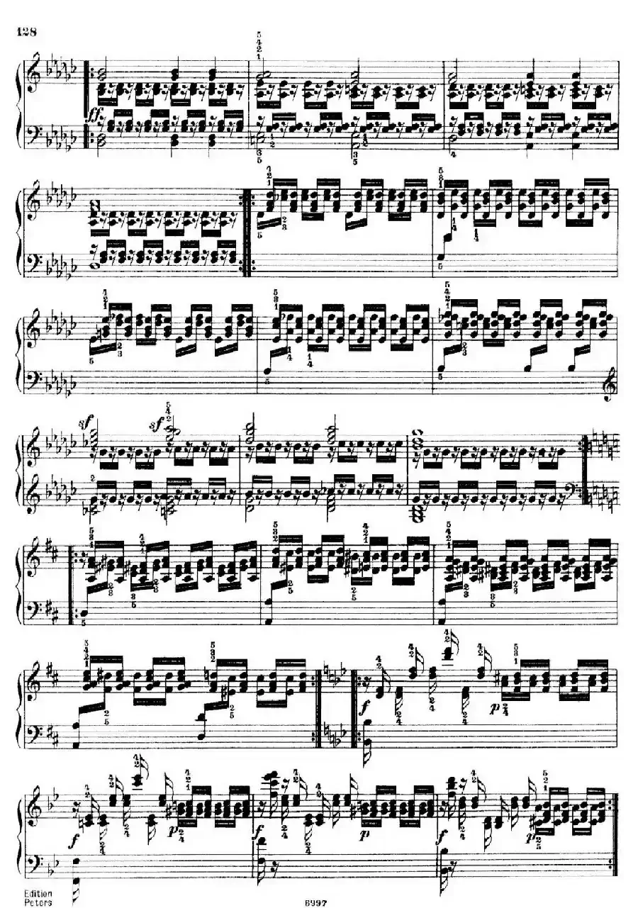 School of the Virtuoso Op.365（60首钢琴高级练习曲·56）