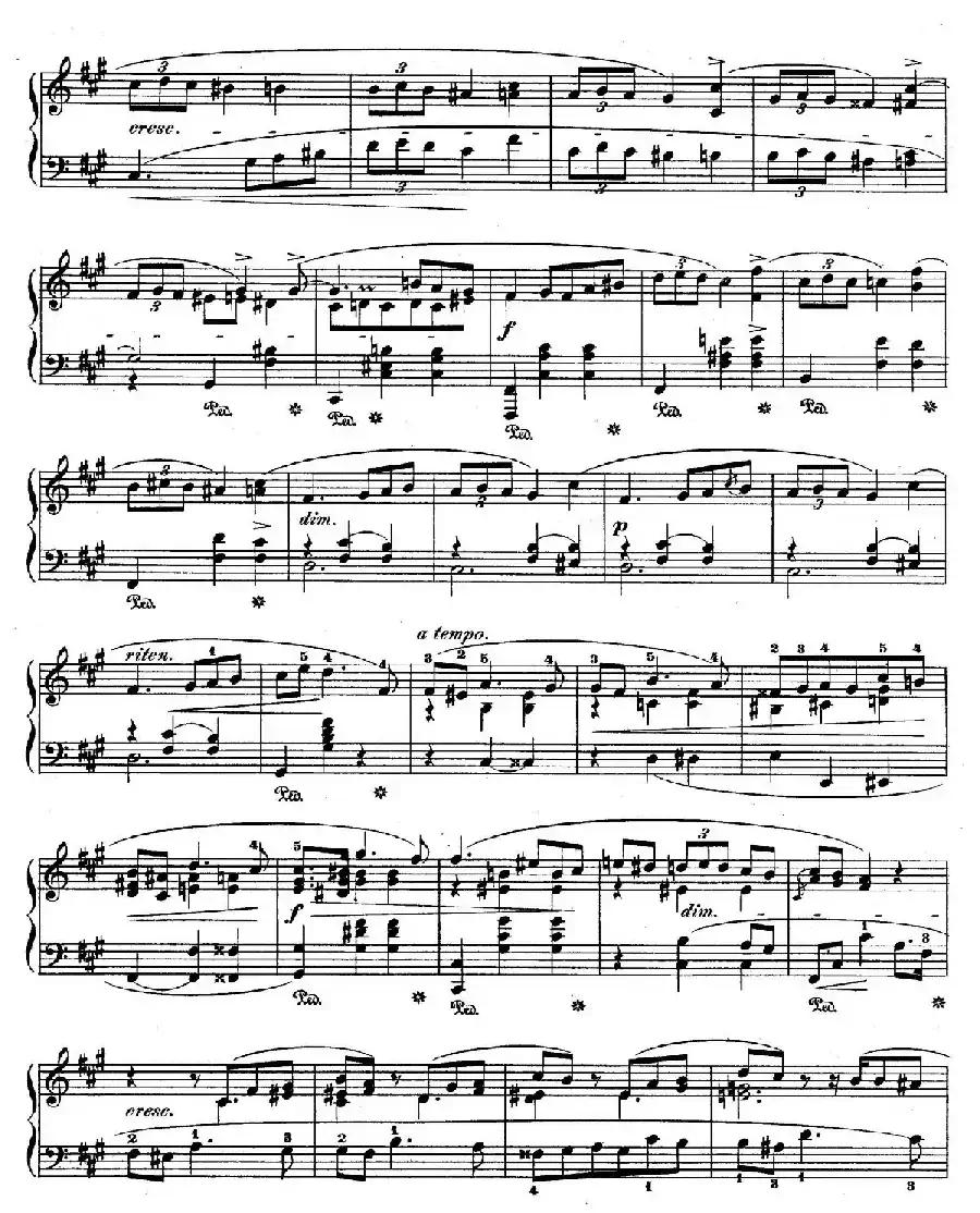 Trois Mazurkas Op.59（3首玛祖卡舞曲·3）