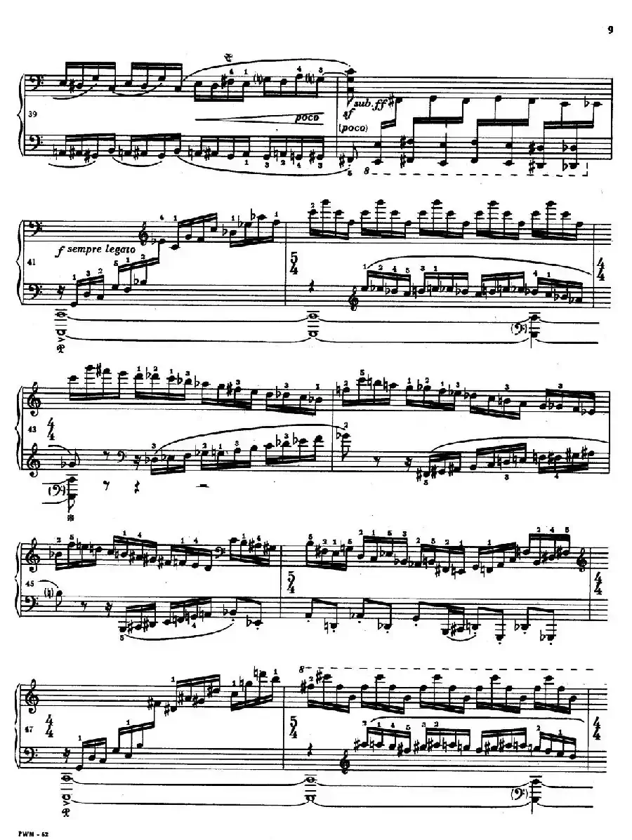 Two Studies（2首练习曲 1. 快板）