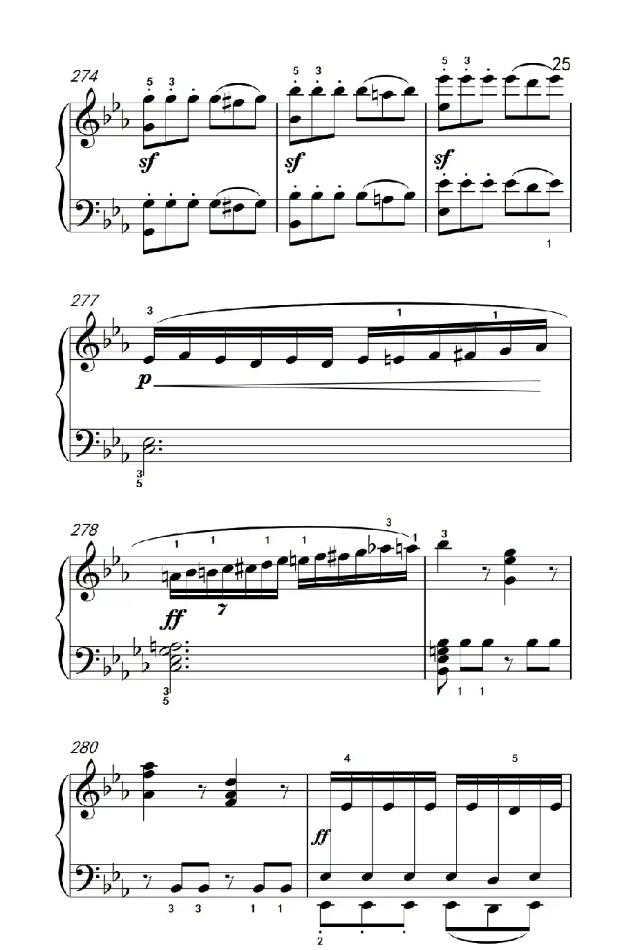 奏鸣曲 Opus 7 第一乐章(贝多芬奏鸣曲集 2)