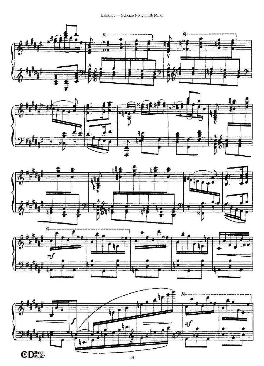 Scherzo No.2 in B-flat Minor（降b小调第二谐谑曲）