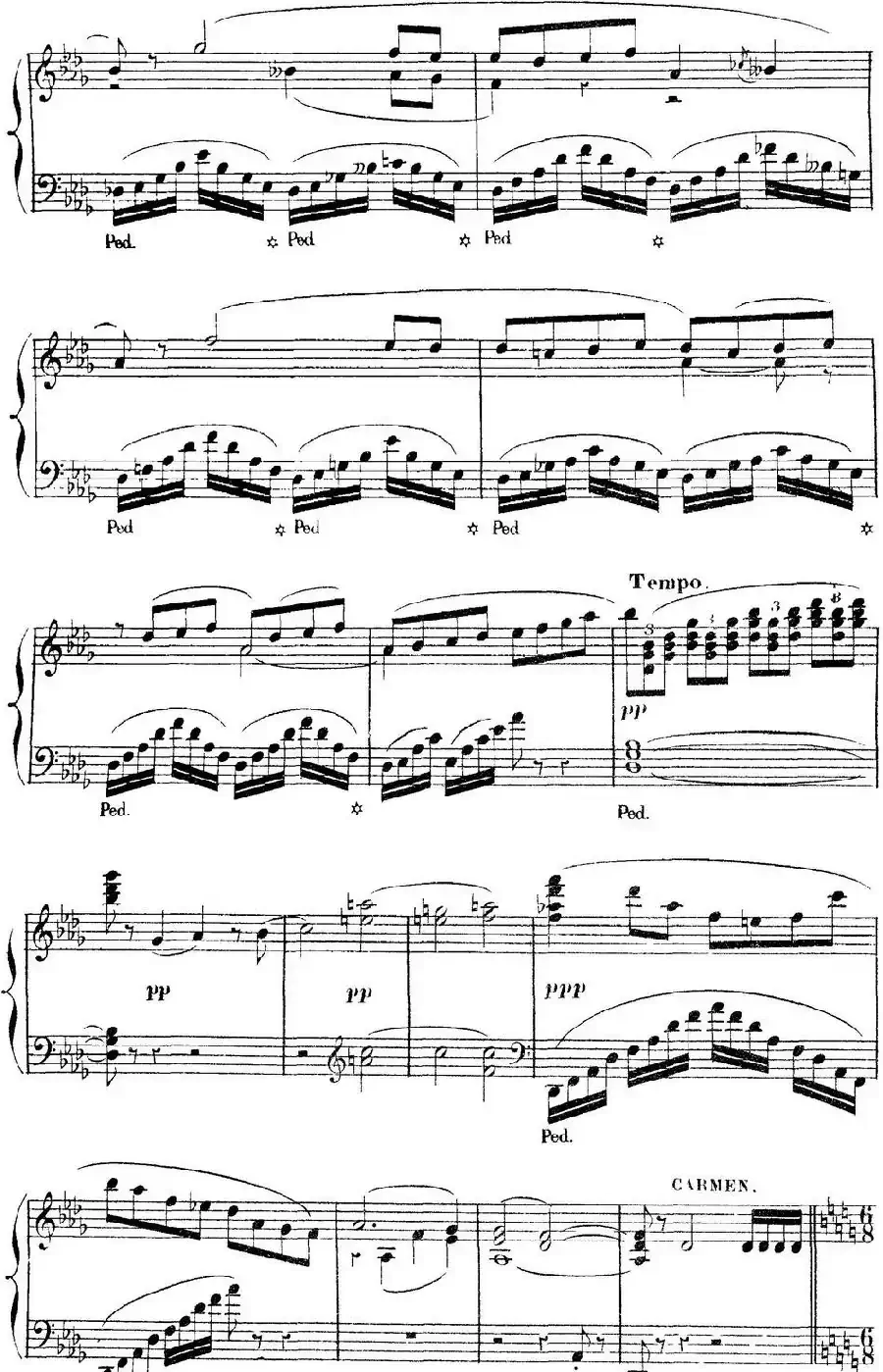 Carmen for Solo Piano（卡门全剧钢琴独奏版）（No.16）