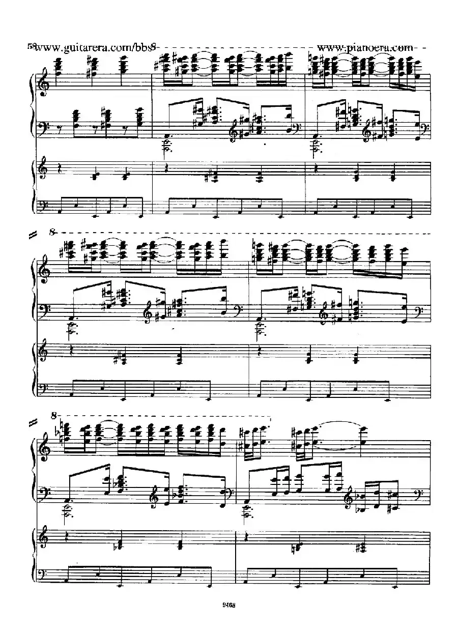 Piano Concerto in D-flat Major Op.37（降D大调钢琴协奏曲·Ⅱ·双钢琴）