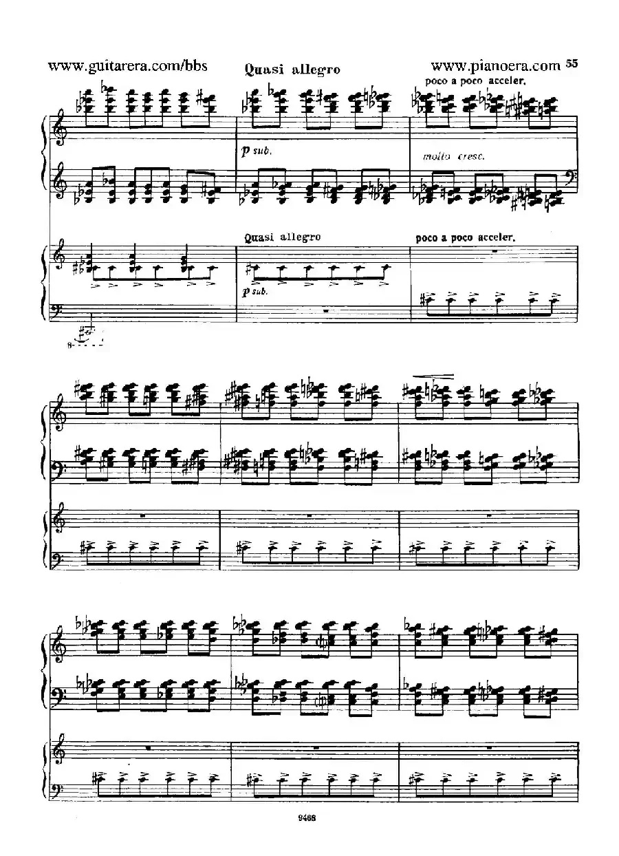 Piano Concerto in D-flat Major Op.37（降D大调钢琴协奏曲·Ⅱ·双钢琴）