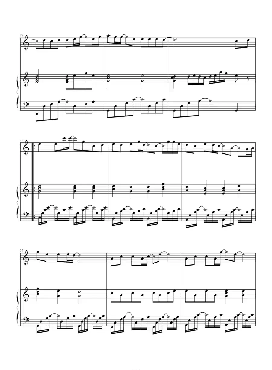 萤火（钢琴伴奏谱）