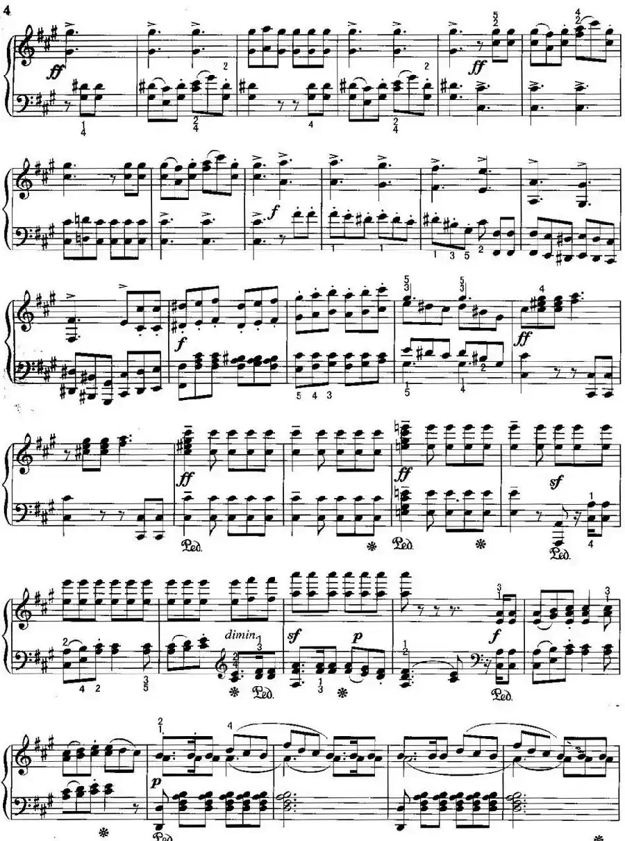 不可不弹的世界钢琴名曲：猎人之歌