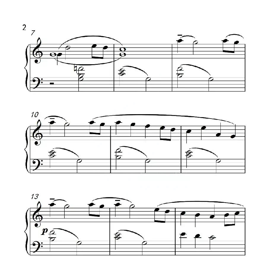 第一级 春天（中国音乐学院钢琴考级作品1~6级）