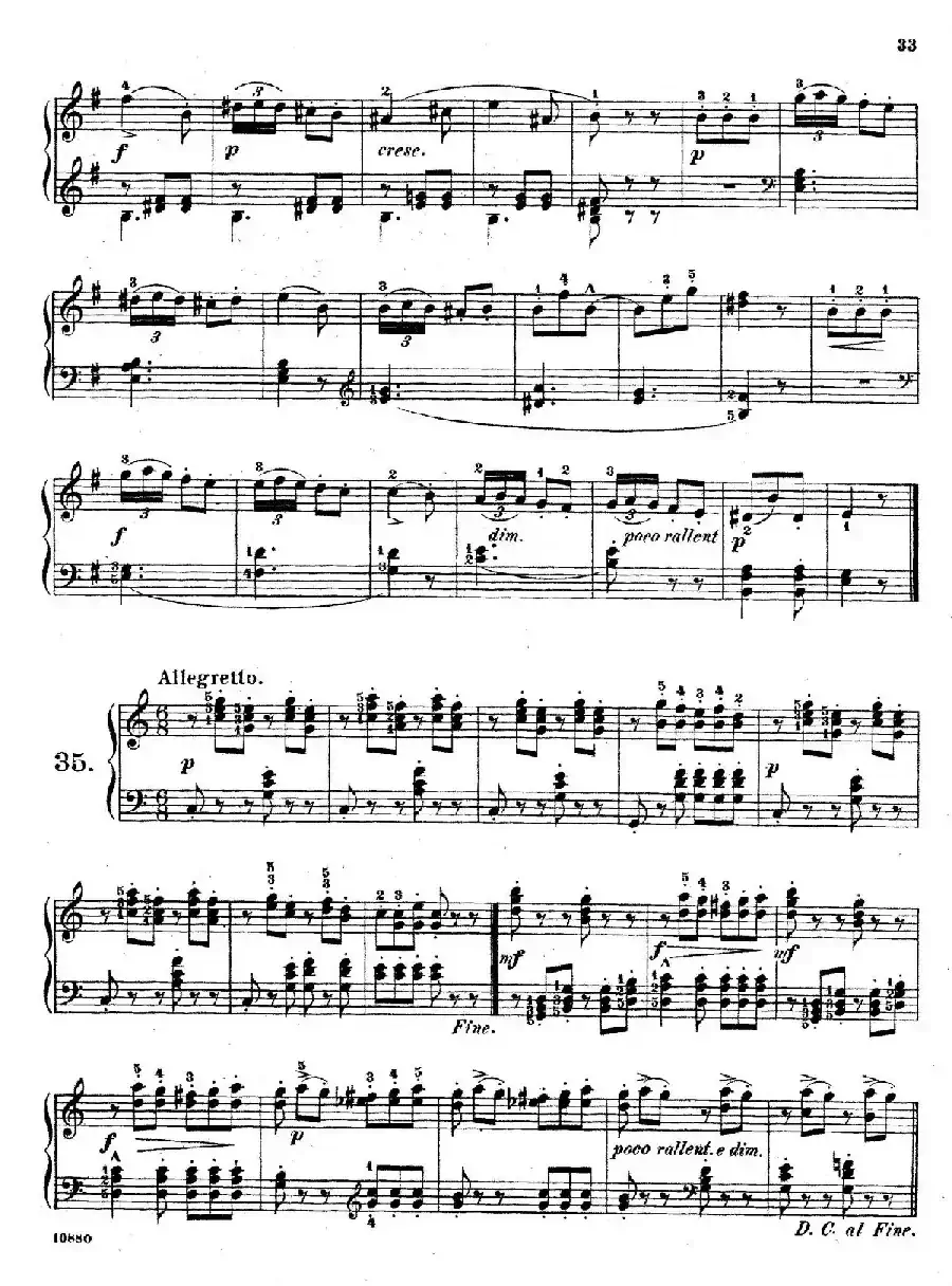 Etudes Enfantines Op.37（儿童钢琴练习曲 第31——39首）