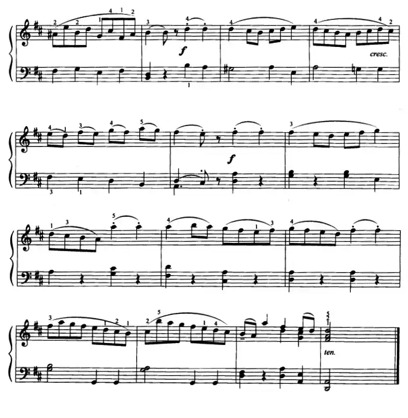 D大调加伏特舞曲