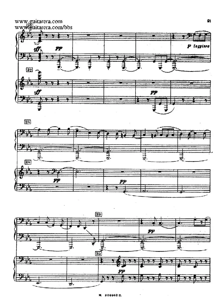 第二双钢琴组曲 Suite for Two Pianos No.2 Op.17（4. 塔兰泰拉舞曲 Tarantella）