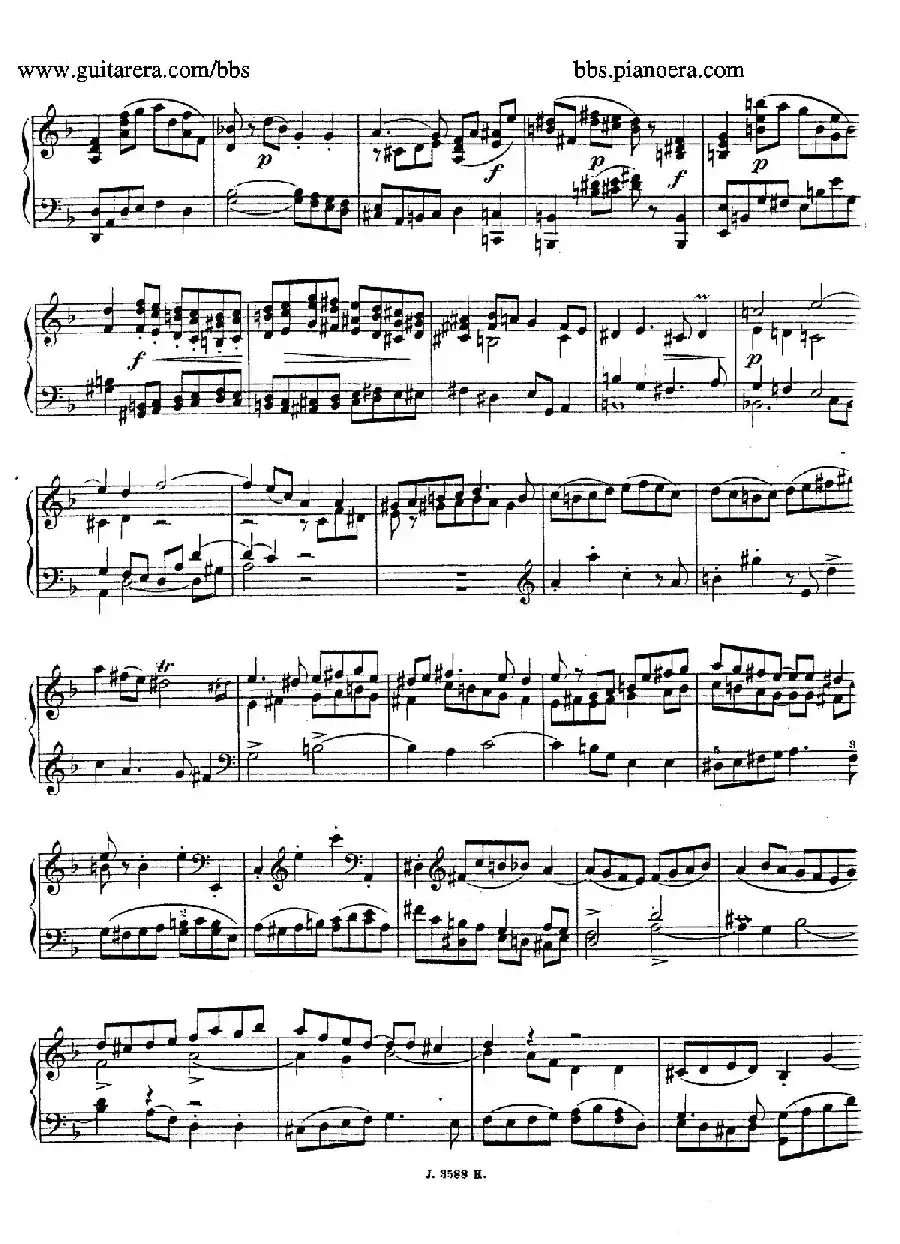 Theme with Variations and Fugue in F Major Op.14 （F大调主题变奏与赋格）