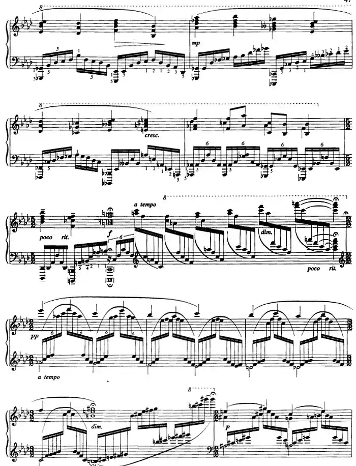 前奏曲六首·(2)幽谷潺音