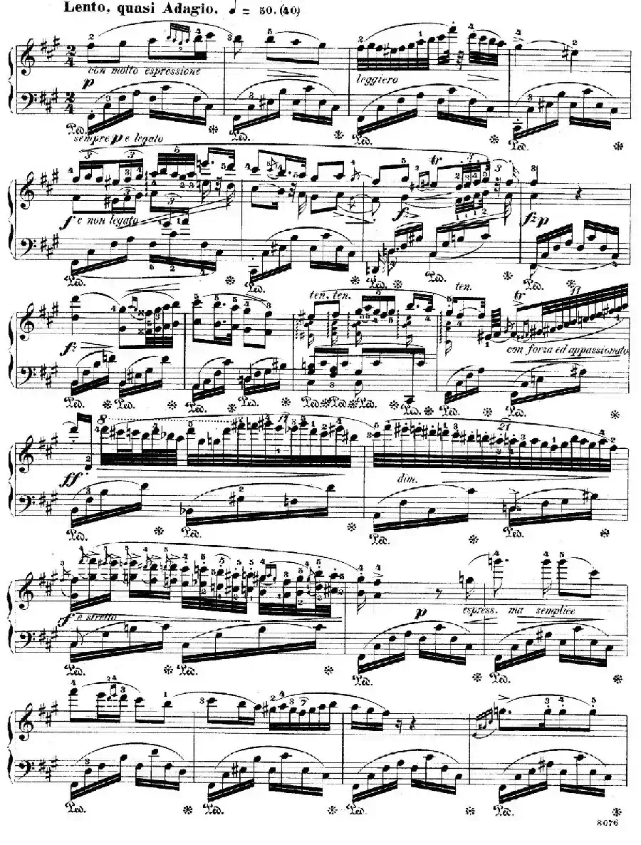 Grand Fantasy on Polish Airs Op.13（华丽的波兰民歌幻想曲·钢琴独奏版）