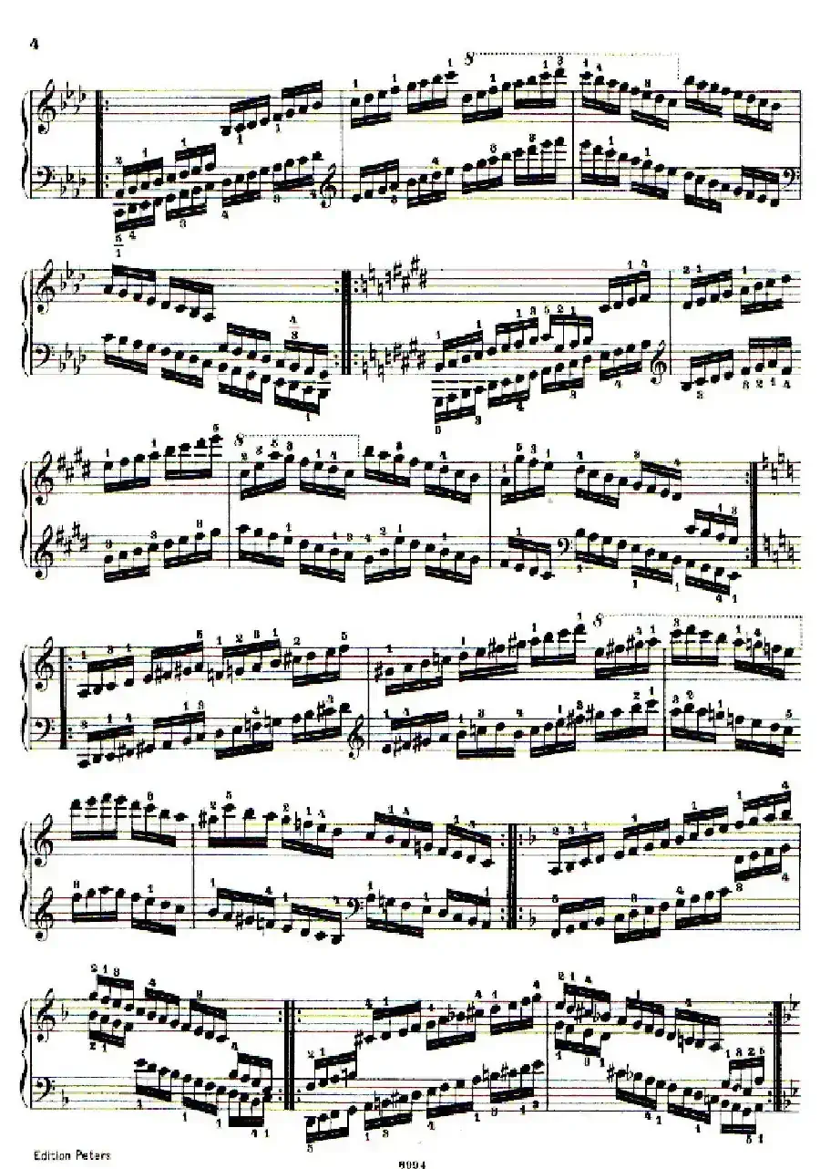 School of the Virtuoso Op.365（60首钢琴高级练习曲·1）