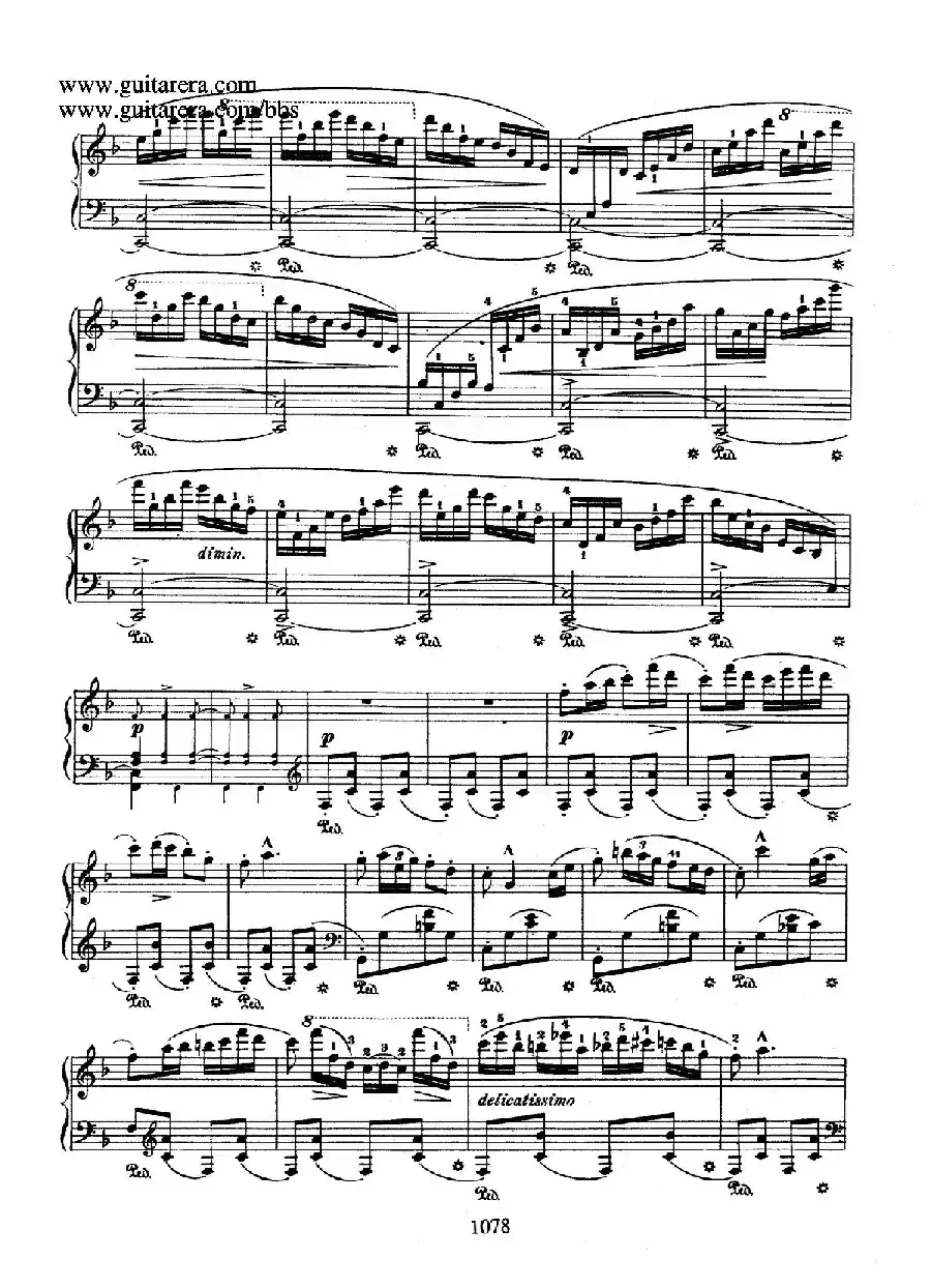 Krakowiak Grand Rondo de Concert Op.14 （克拉科维克音乐会用大回旋曲·钢琴独奏版）