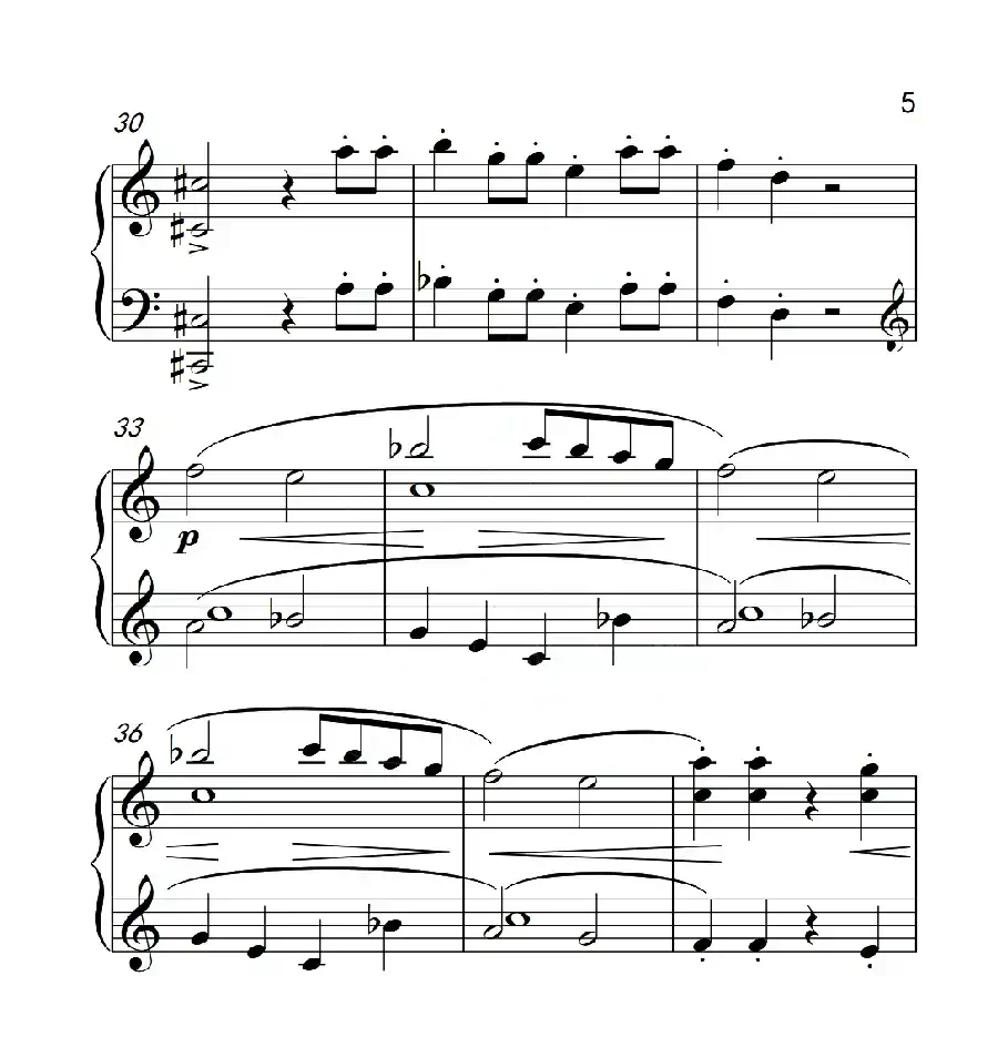 第四级B组 小奏鸣曲(中国音乐学院钢琴考级作品1~6级)