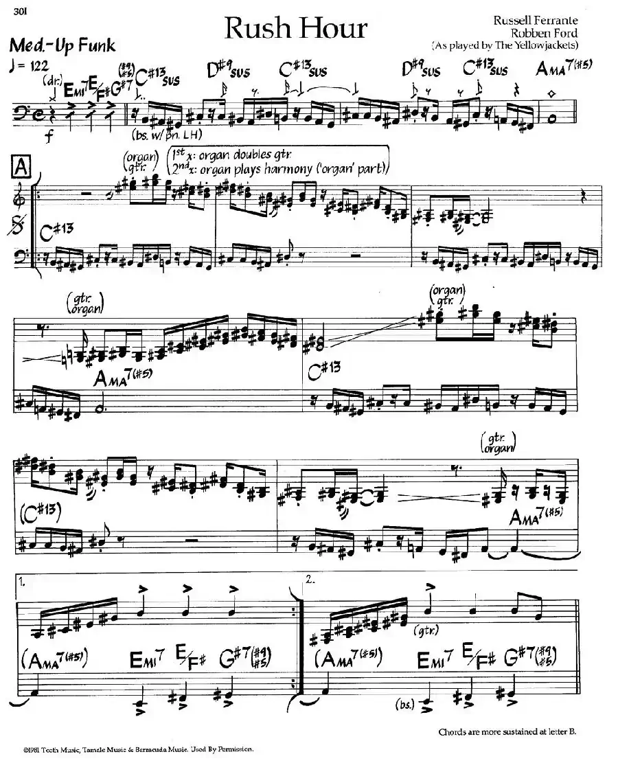 Rush Hour（爵士钢琴曲）