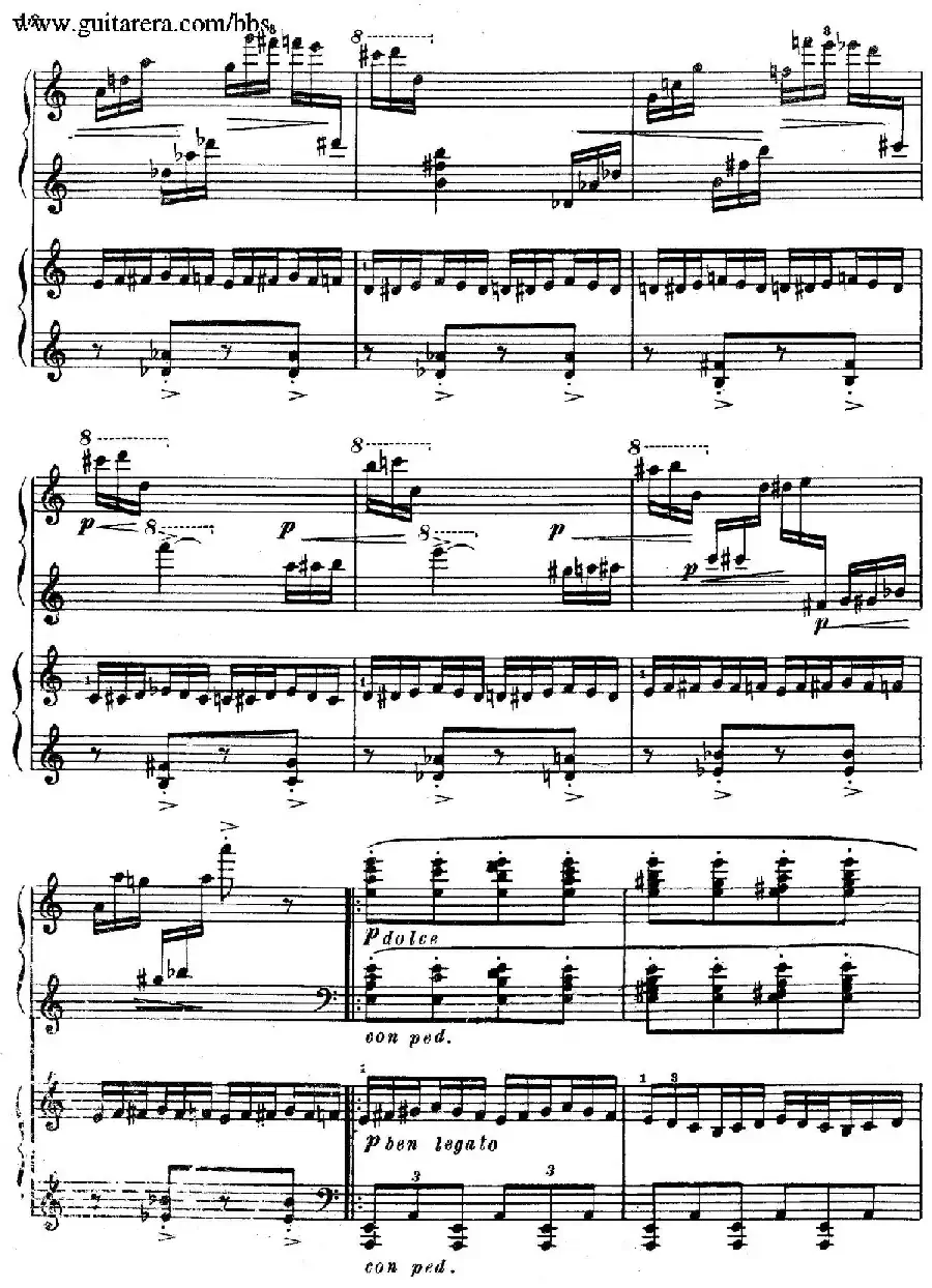 Variation on a Theme by Paganini（帕格尼尼主题变奏曲·双钢琴）