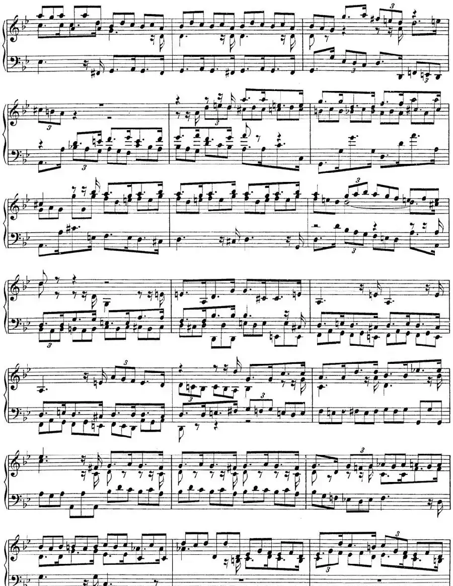 Toccata BWV 915（7首托卡塔·No.6 g小调）
