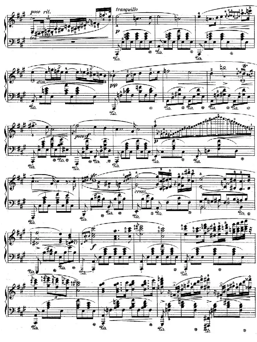 Allegro de Concerto Op.46（A大调音乐会快板）