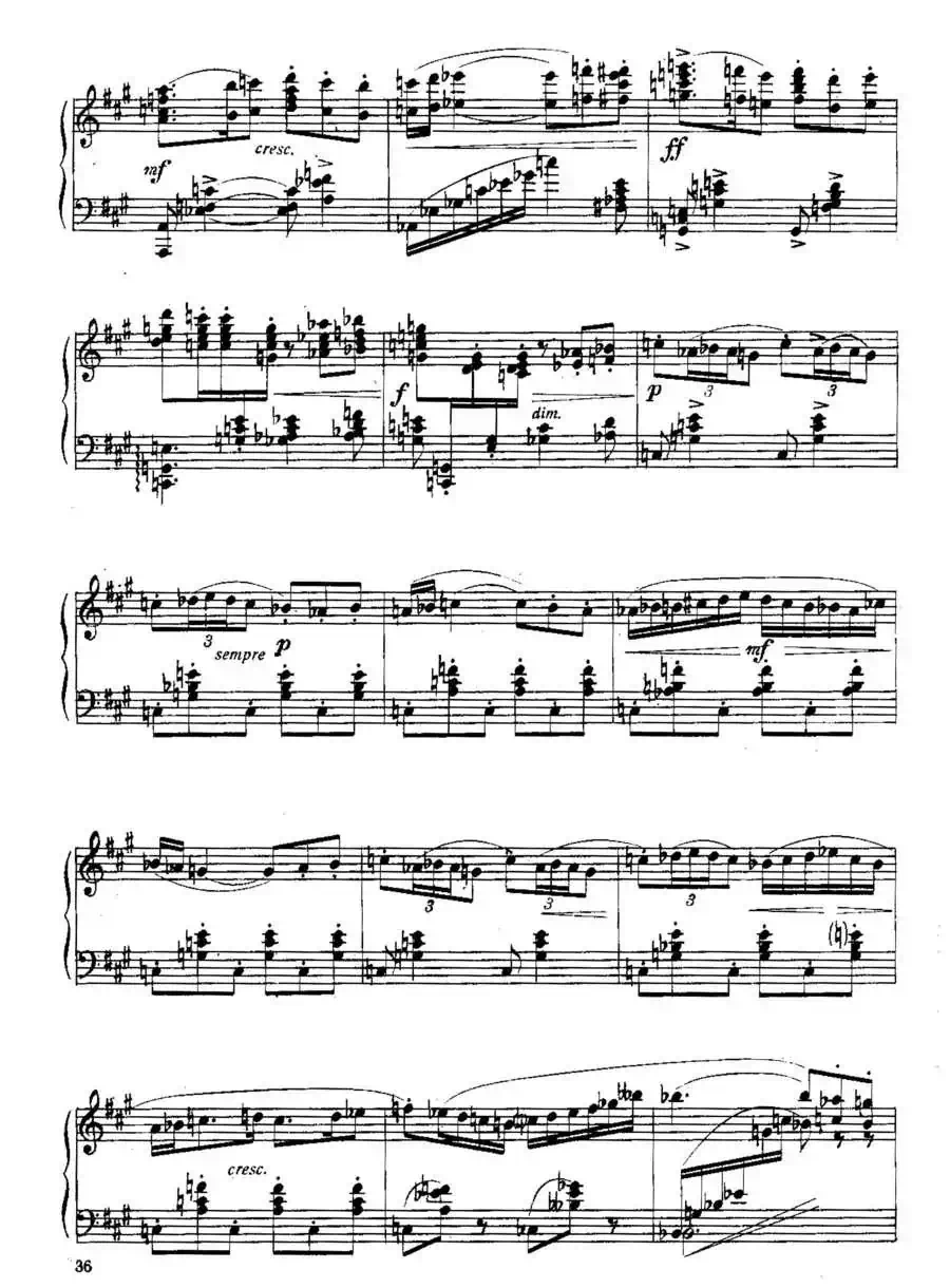 Six Préludes Exotiques Op·17（6首特色前奏曲·3）