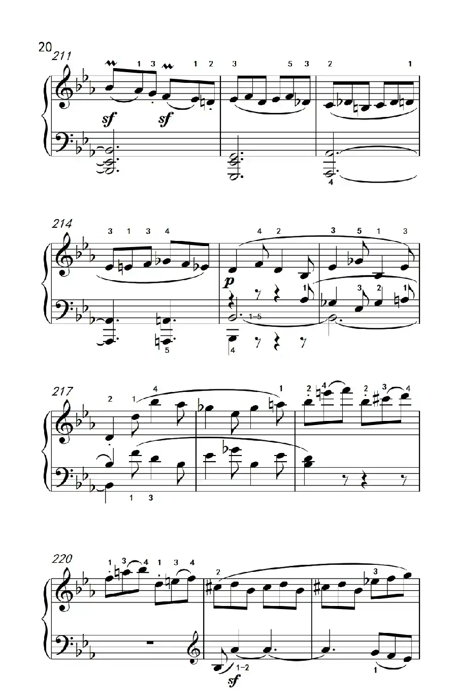 奏鸣曲 Opus 7 第一乐章(贝多芬奏鸣曲集 2)