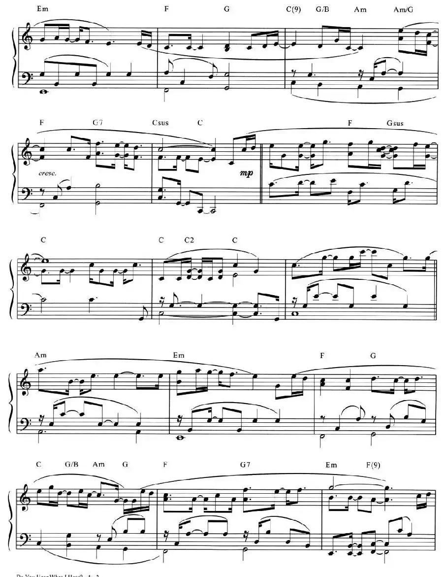 Do you hear what I hear?