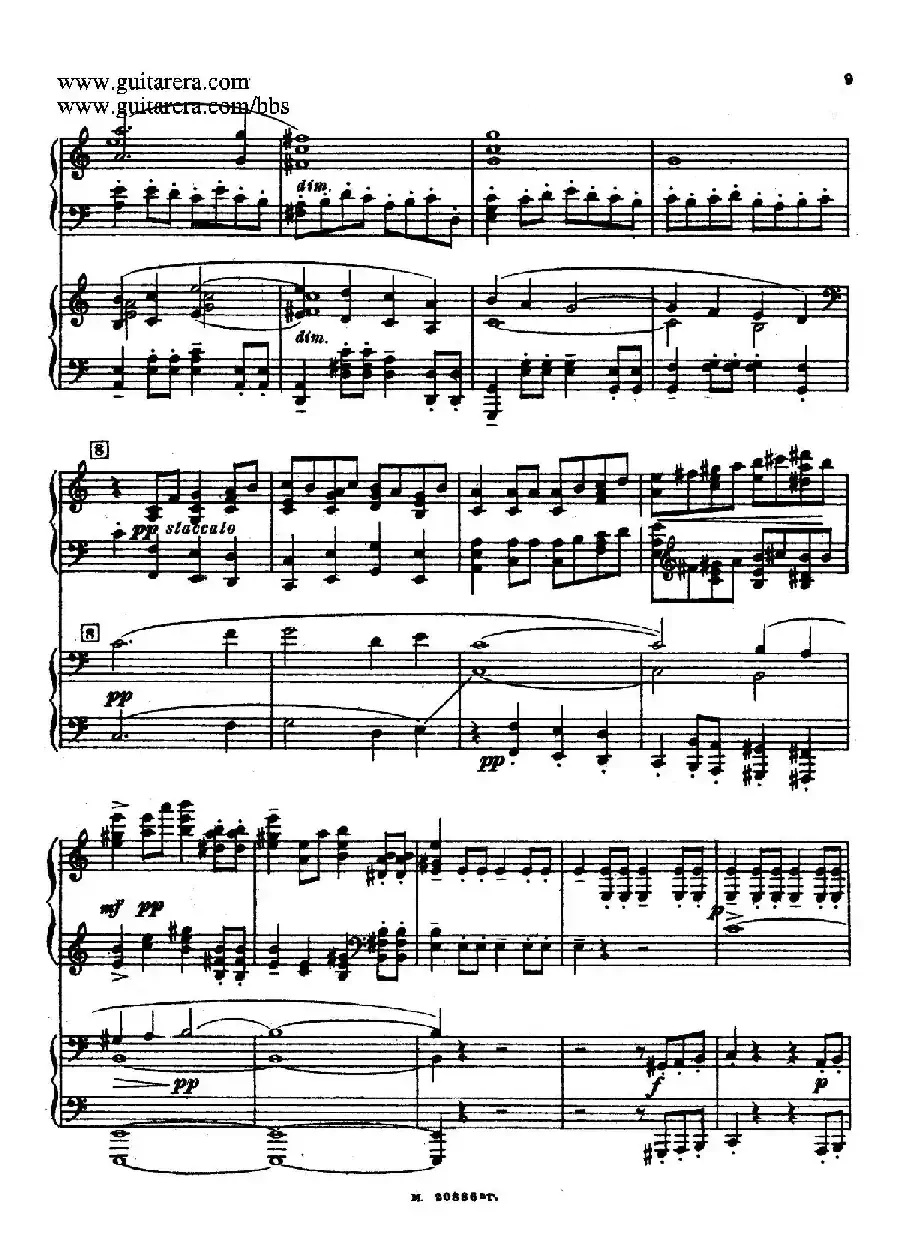 第二双钢琴组曲 Suite for Two Pianos No.2 Op.17（1. 引子 Introduction）