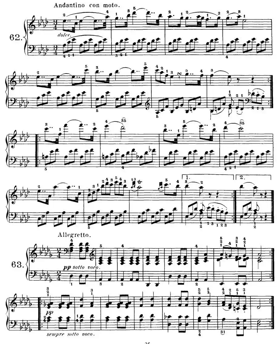 Czerny - 100 Progressive Studies Op.139(58—68)