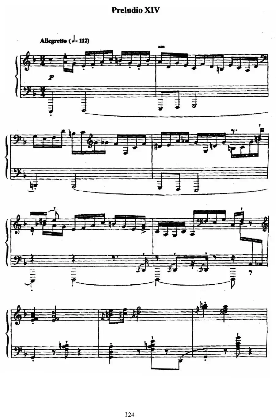 24 Preludes and Fugues Op.82（24首前奏曲与赋格·14）