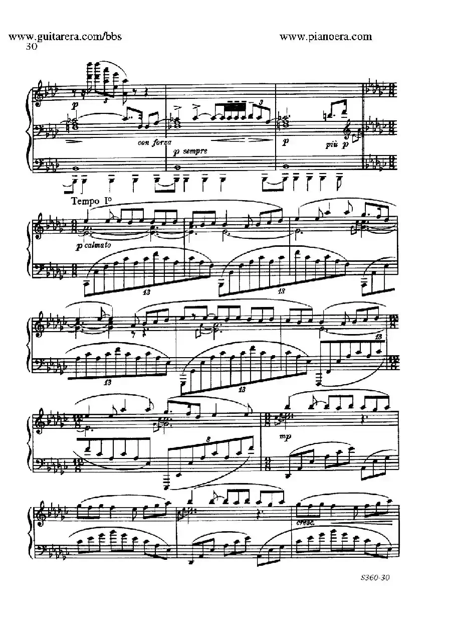 Fourth Piano Sonata S.360（第四钢琴奏鸣曲）