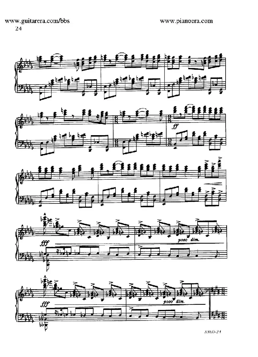 Fourth Piano Sonata S.360（第四钢琴奏鸣曲）