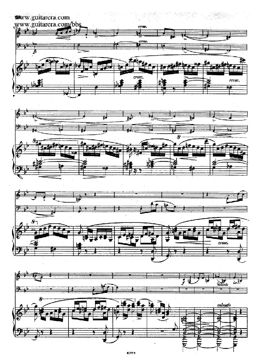 Piano Trio in g Minor Op.8（g小调钢琴三重奏）