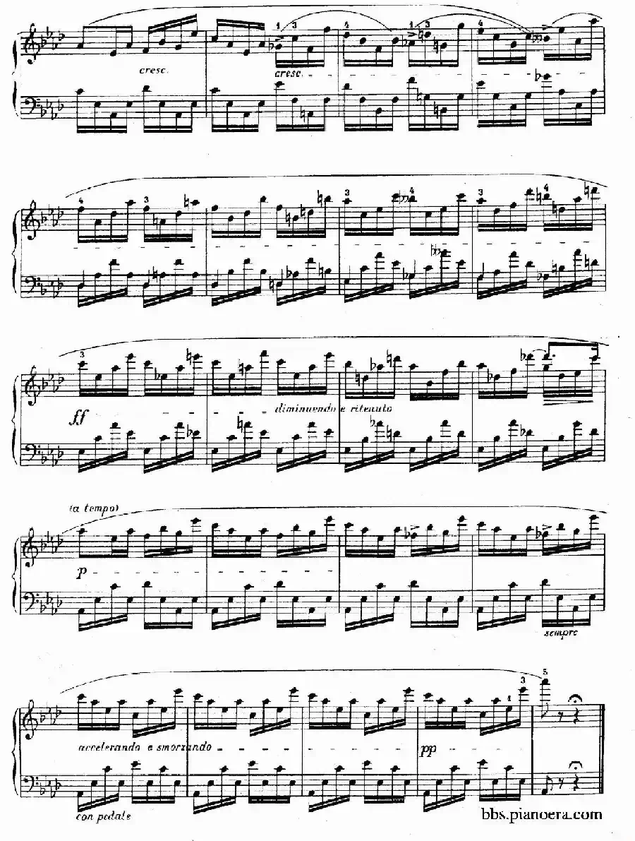 Prelude in A-flat Major（降A大调前奏曲·肖邦遗作）