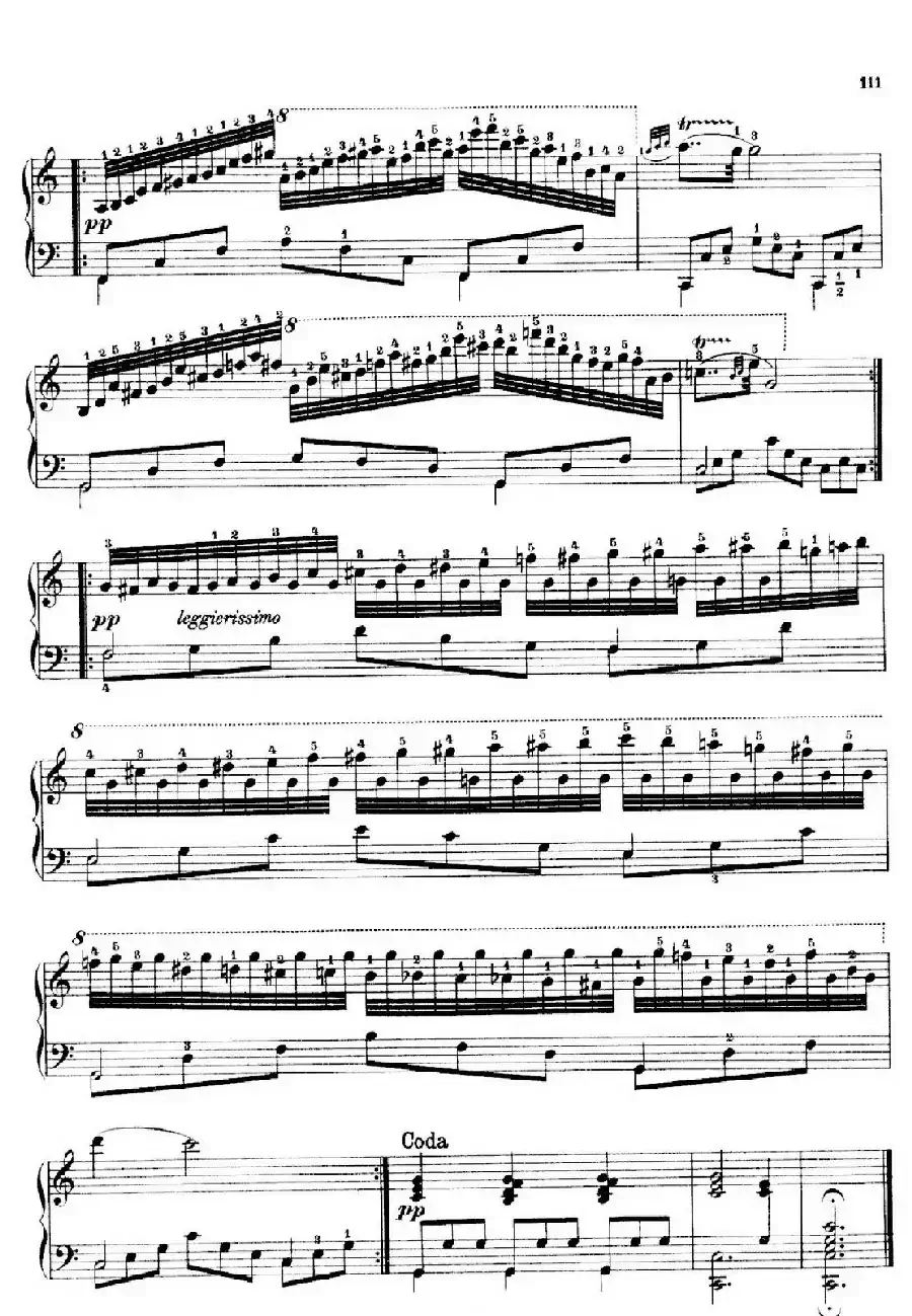 School of the Virtuoso Op.365（60首钢琴高级练习曲·47）