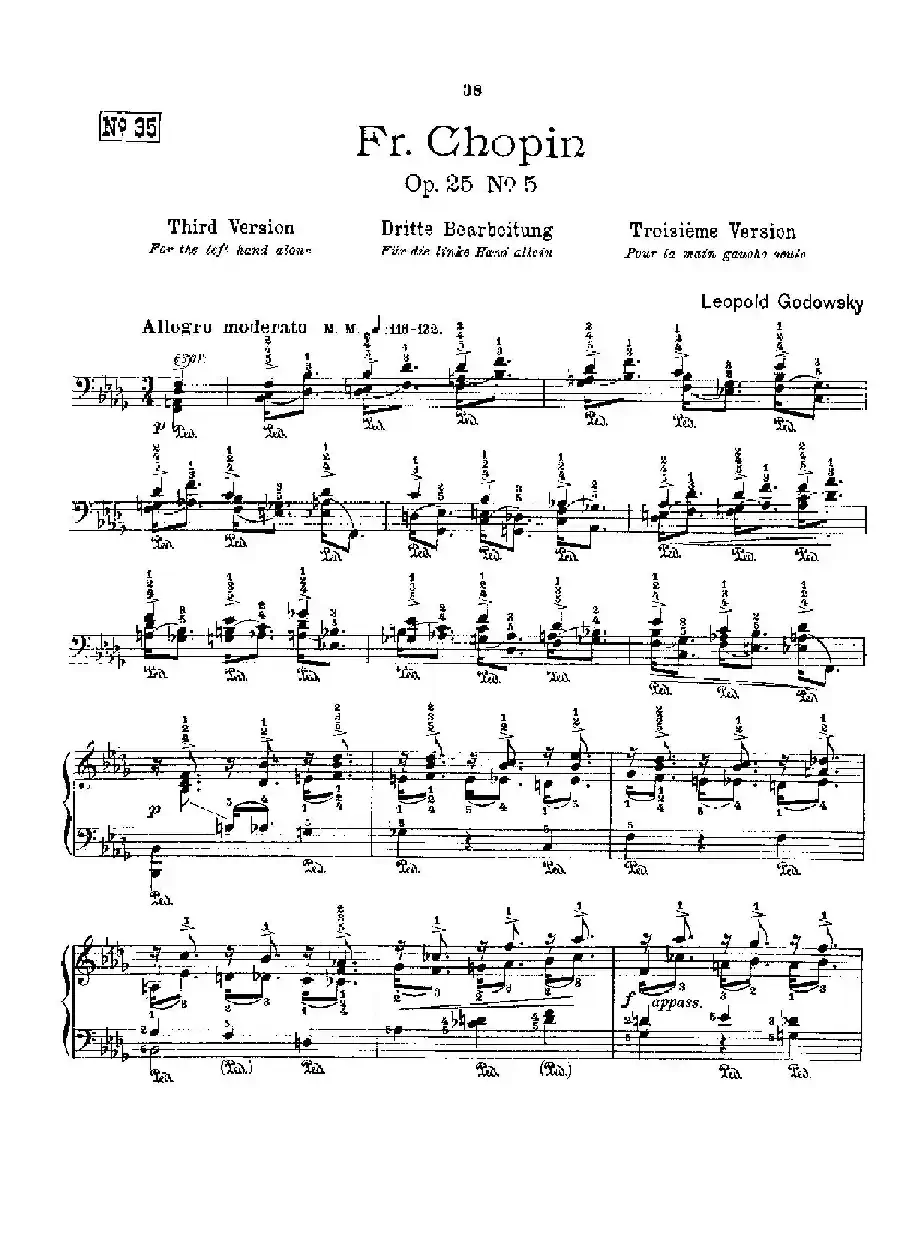 53首以肖邦练习曲为素材而作的练习曲（No.35）